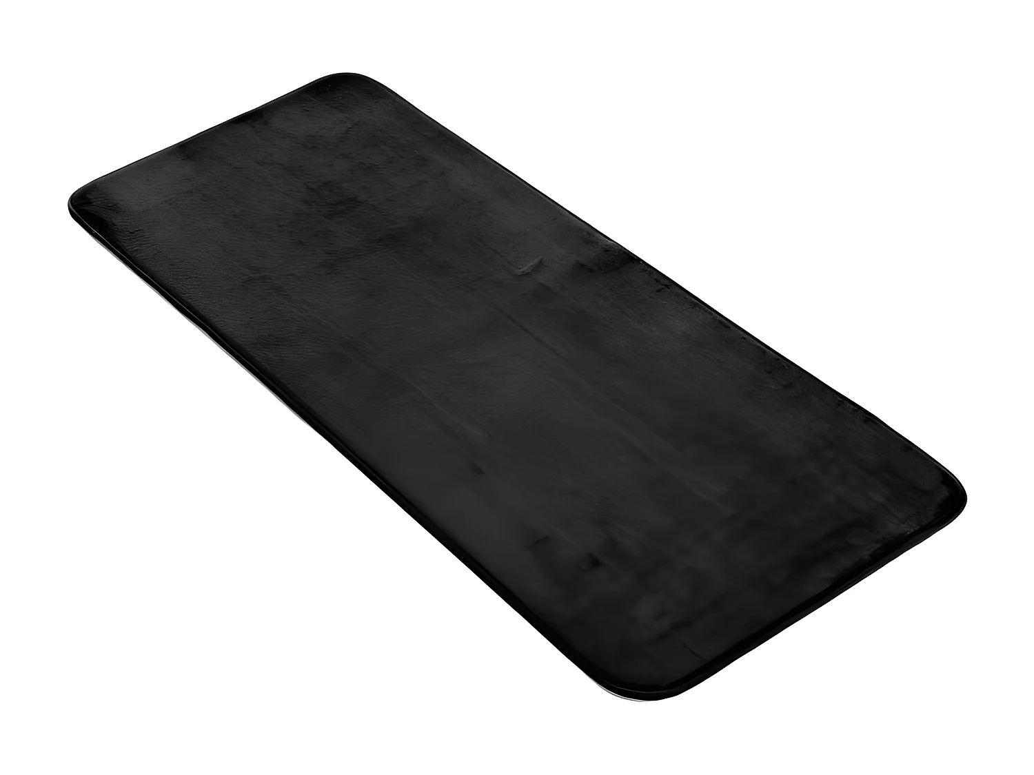 Tapis de Bain Microfibre "Vitamine" 50x120cm Noir
