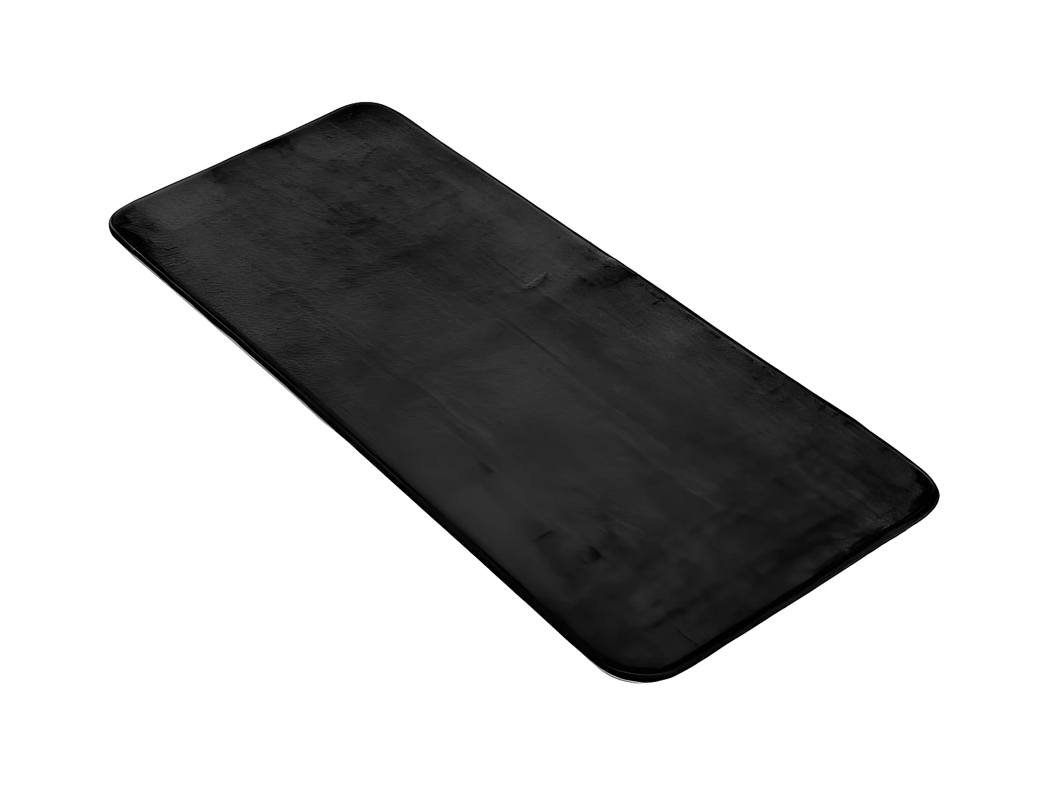 Tapis de Bain Microfibre "Vitamine" 50x120cm Noir