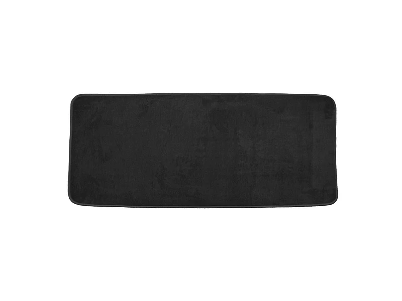 Tapis de Bain Microfibre "Vitamine" 50x120cm Noir