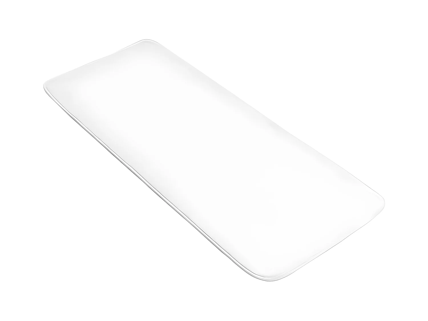 Tapis de Bain Microfibre "Vitamine" 50x120cm Blanc