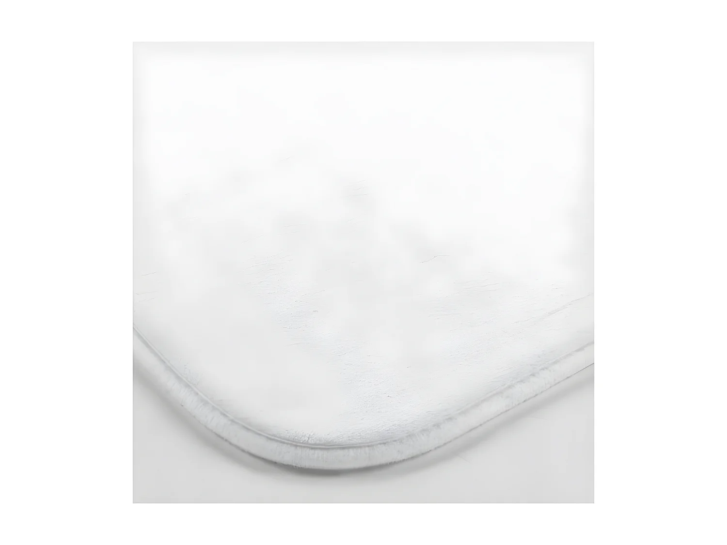 Tapis de Bain Microfibre "Vitamine" 50x120cm Blanc