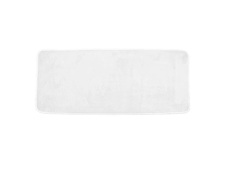Tapis de Bain Microfibre "Vitamine" 50x120cm Blanc