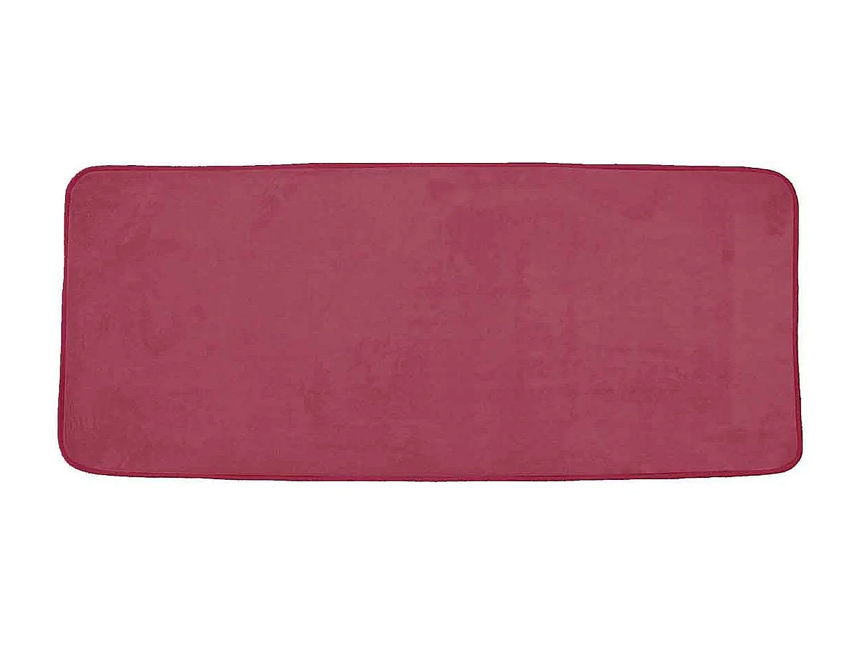 Tapis de Bain Microfibre "Vitamine" 50x120cm Framboise