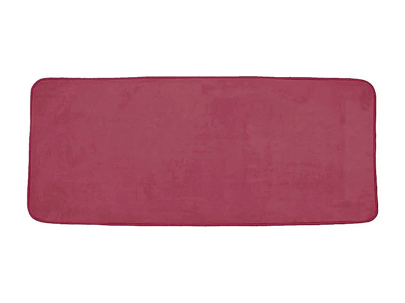 Tapis de Bain Microfibre "Vitamine" 50x120cm Framboise