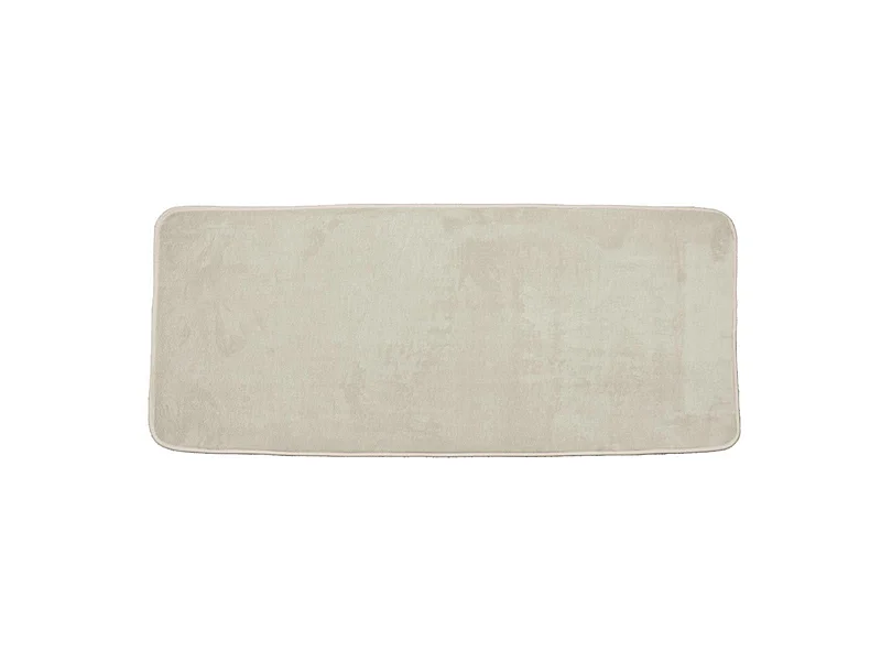 Tapis de Bain Microfibre "Vitamine" 50x120cm Taupe
