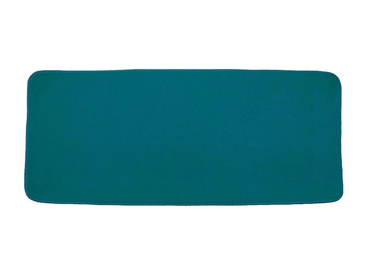 Tapis de Bain Microfibre "Vitamine" 50x120cm Bleu Canard