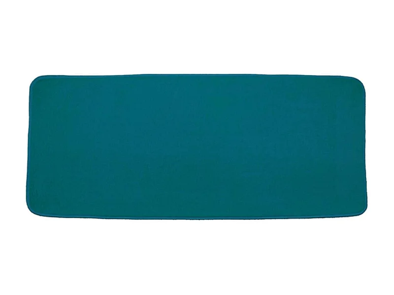 Tapis de Bain Microfibre "Vitamine" 50x120cm Bleu Canard