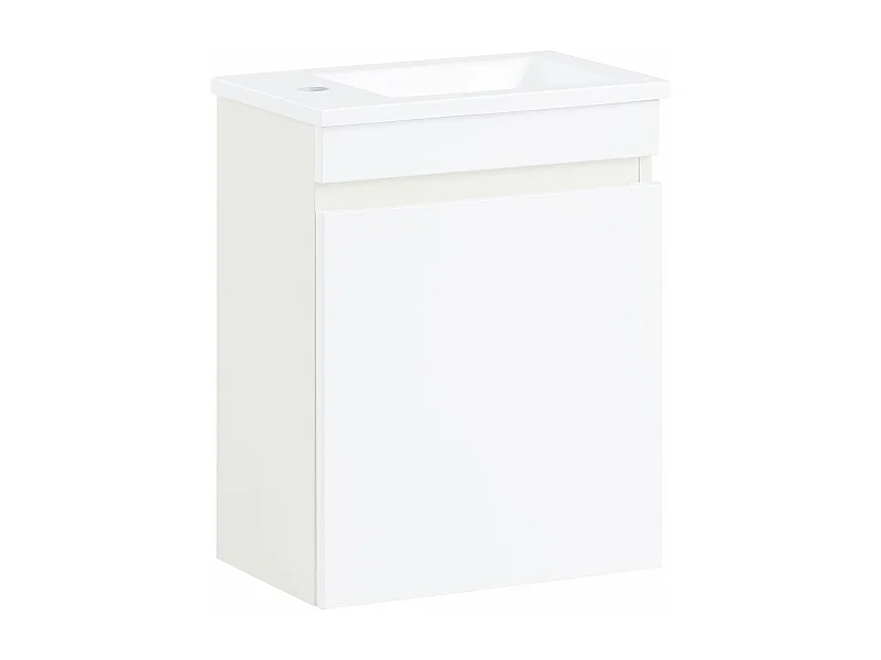 SoBuy armário de banheiro, Armário de banheiro sob a pia, Armário de lavagem BZR170-W