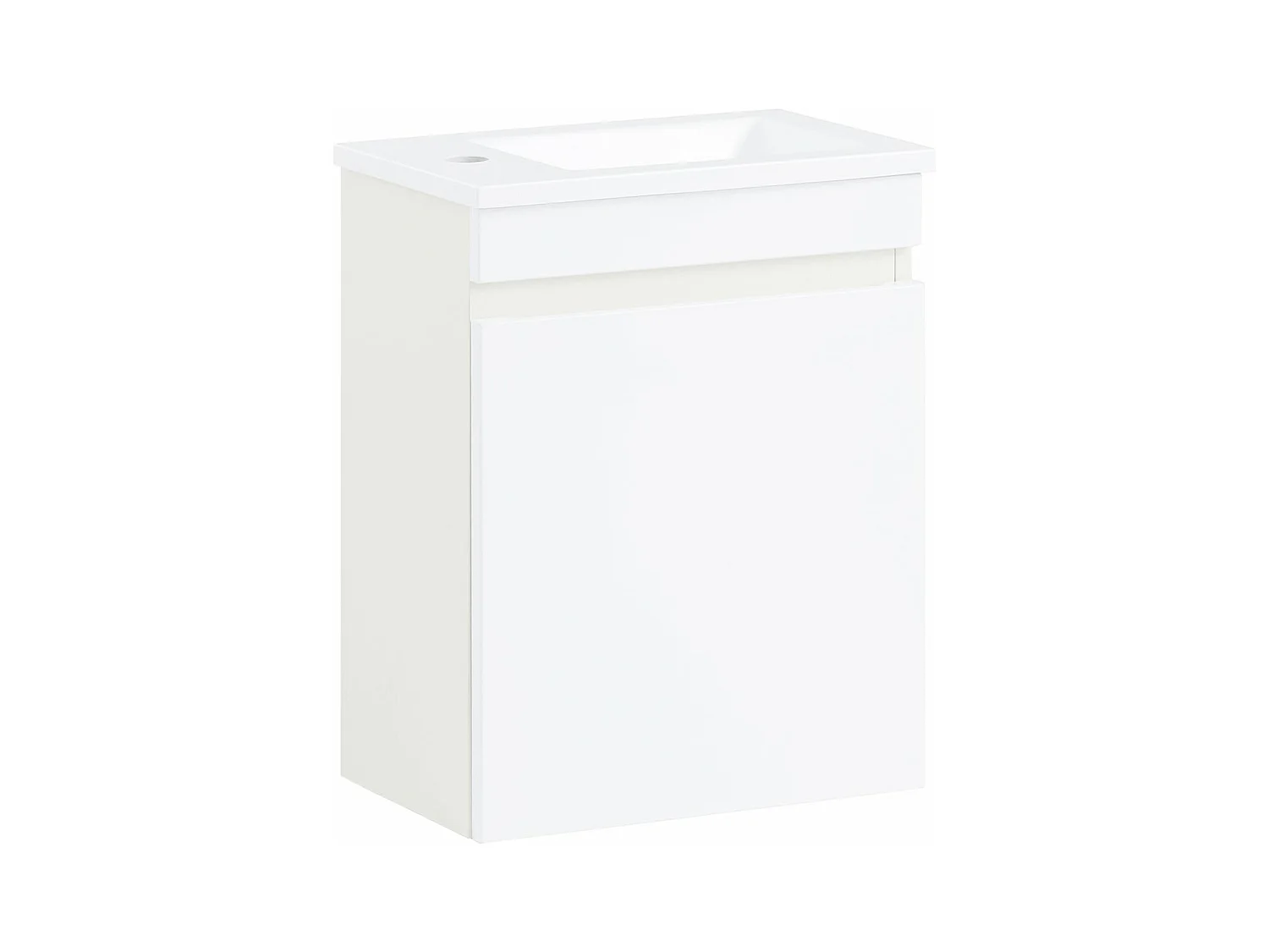Mueble para Debajo del Lavabo Armario Colgante para Cuarto de Baño con 1 Puerta BZR170-W SoBuy ES