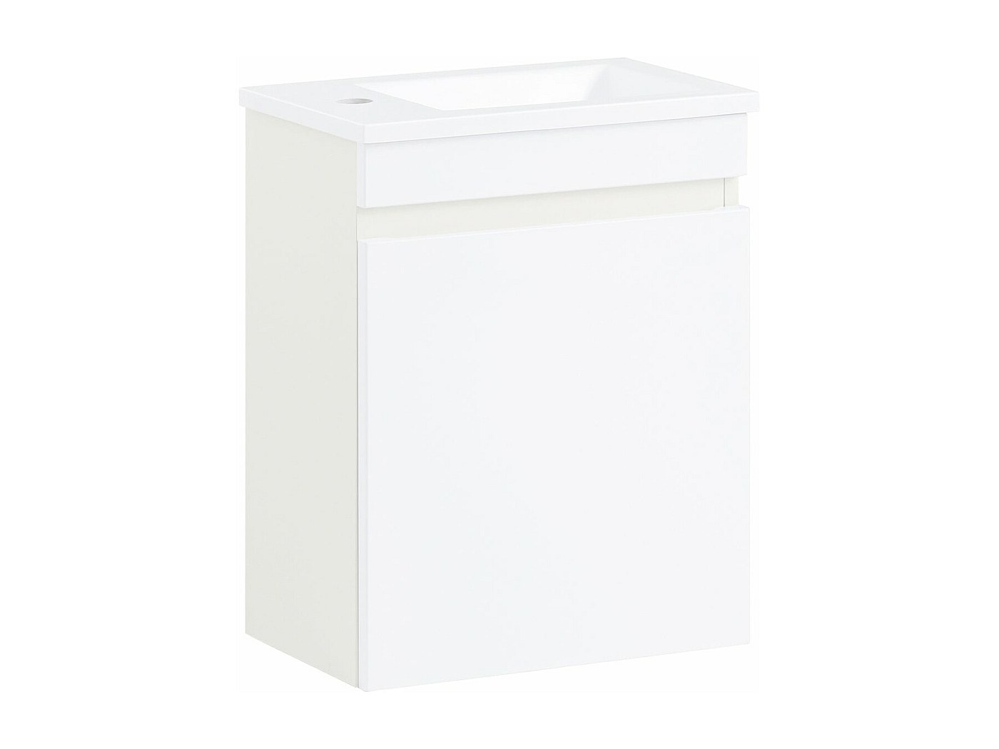 SoBuy Meuble Suspendu pour Lavabo Armoire de salle de bain avec Lavabo