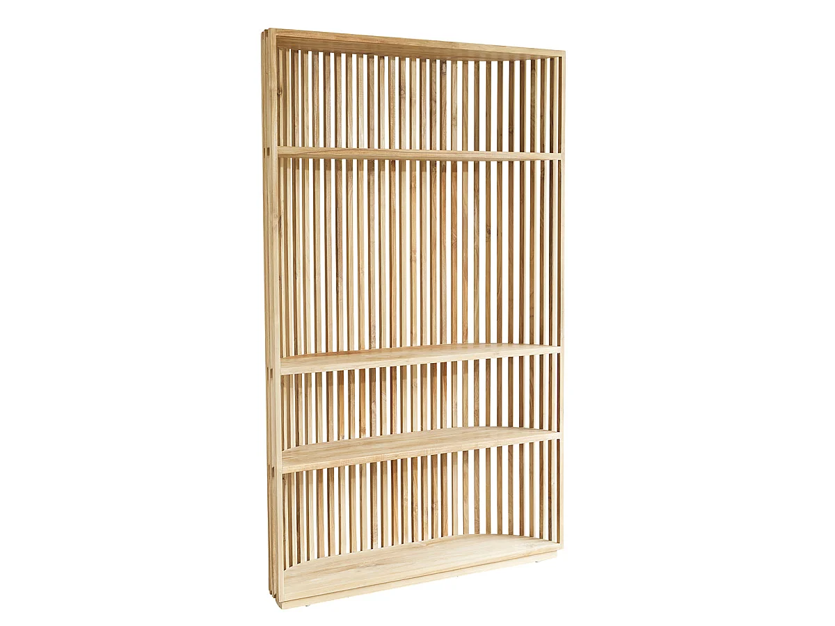 Librería de teca maciza
