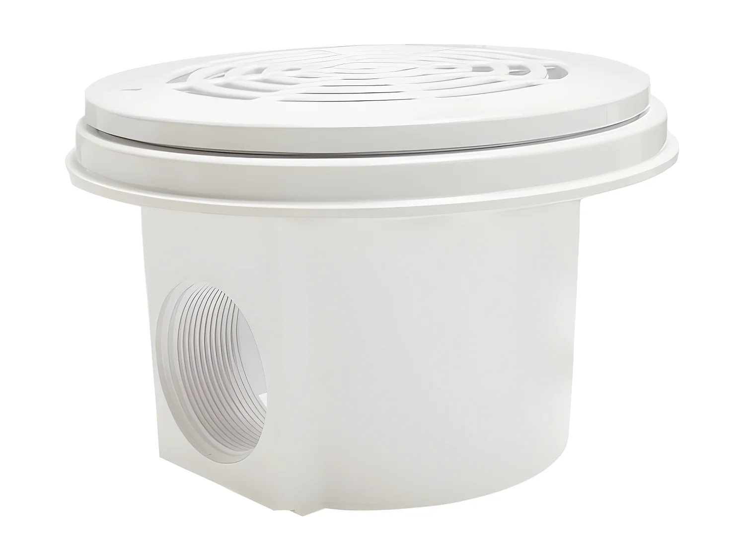 Lot de 2 bondes de fond à visser Blanc (liner) - Hayward