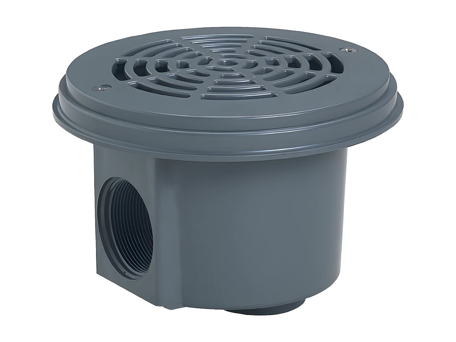 Lot de 2 bondes de fond à visser Gris Foncé (liner) - Hayward