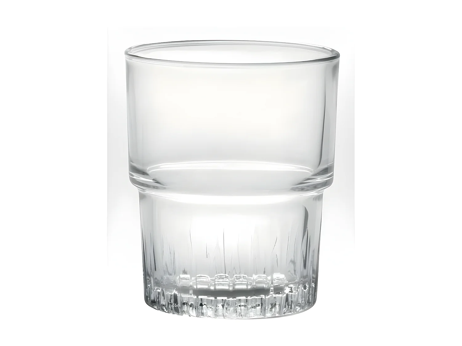 Juego de 4 vasos apilables de vidrio templado Duralex de 16 cl resistentes a los golpes