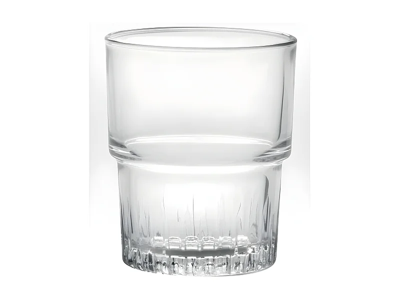 Set aus 4 stapelbaren Duralex-Gläsern mit 20 cl - Stoßfestes gehärtetes Glas - Hergestellt in Frankreich