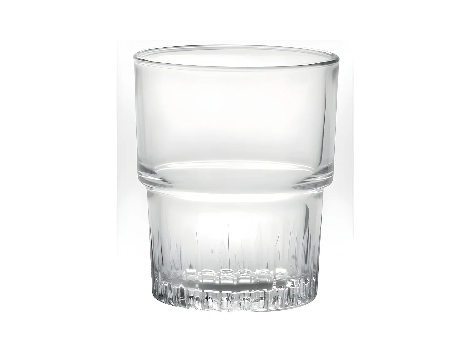 Lot de 4 Gobelets Empilables Duralex 20 cl - Verre Trempé Résistant aux Chocs - Fabriqué en France