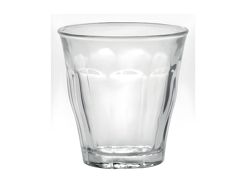 Set mit 6 Gläsern Picardie Duralex 13 cl - Stoß- und temperaturbeständige gehärtete Gläser