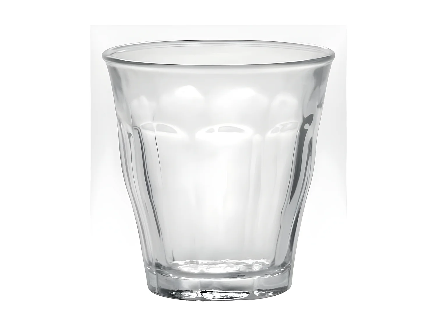 Set mit 6 Gläsern Picardie Duralex 13 cl - Stoß- und temperaturbeständige gehärtete Gläser