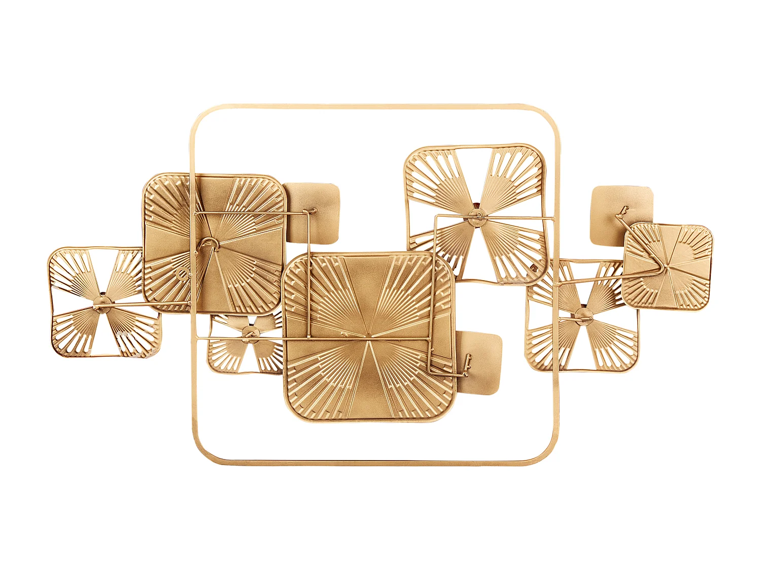 Decorazione da parete LAWRENCIUM Metallo 50 cm Multicolore