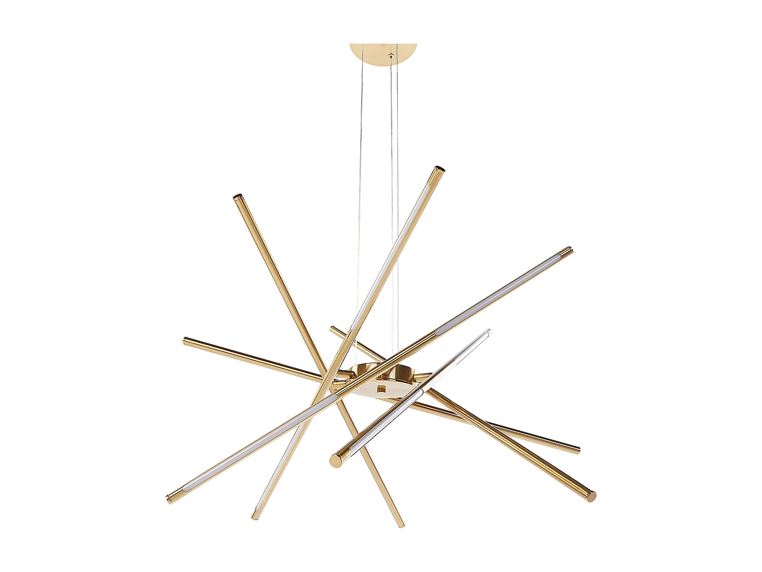 Candeeiro LED suspenso PALUN Com regulador de intensidade Metal Dourado