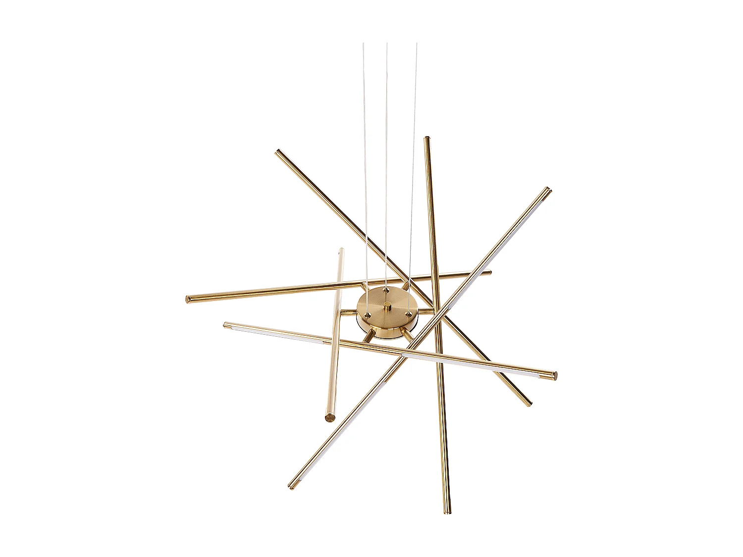 Candeeiro LED suspenso PALUN Com regulador de intensidade Metal Dourado
