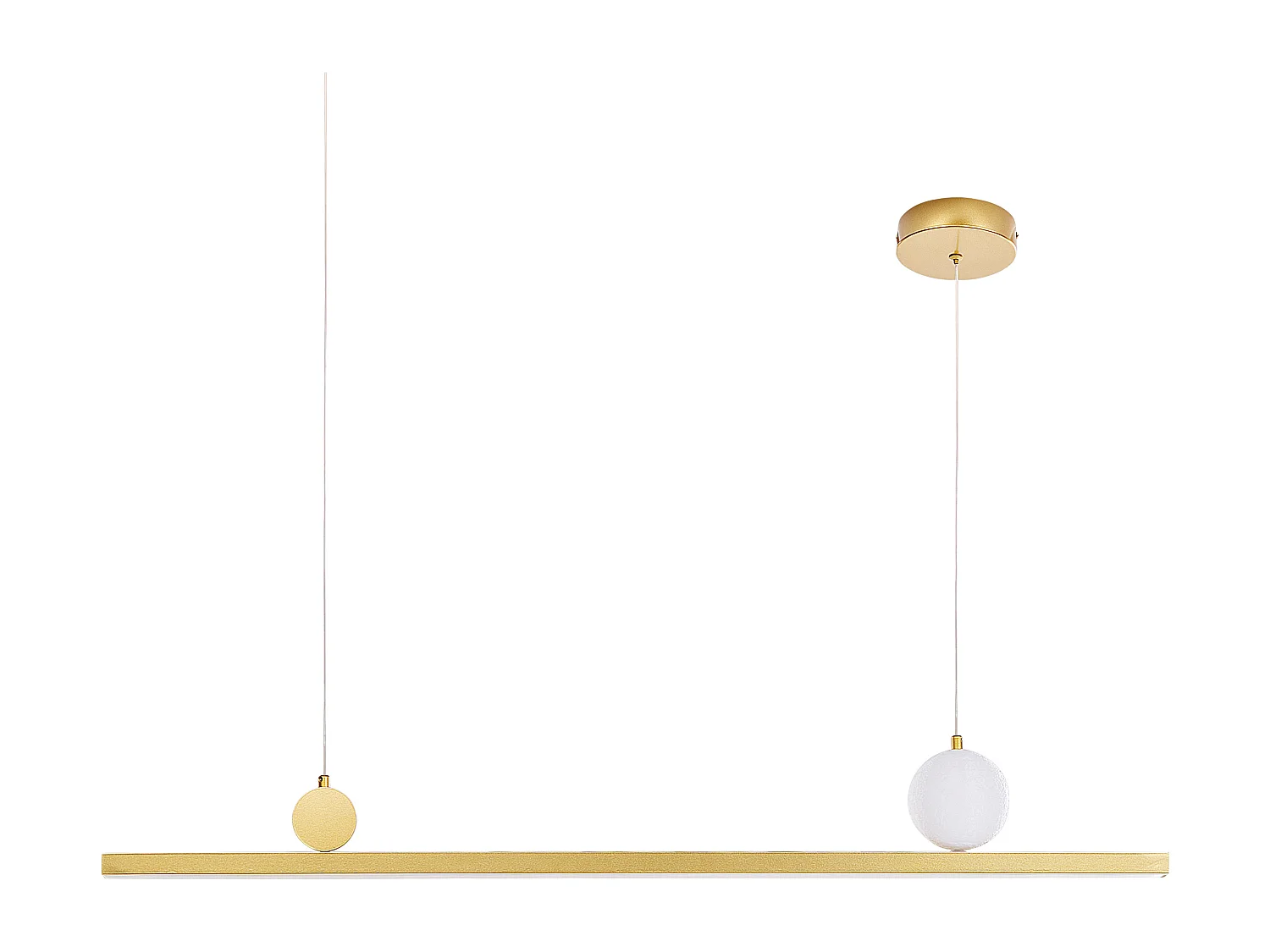 Lampadario a LED ALWAND Metallo Oro