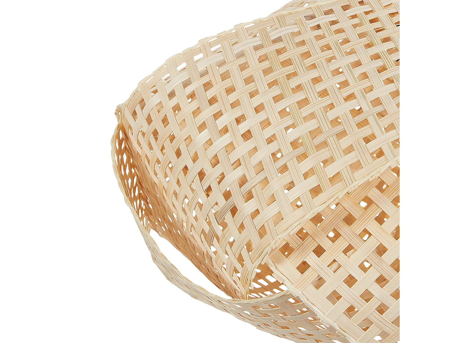 Lámpara colgante HALIL Madera de bambú Beige