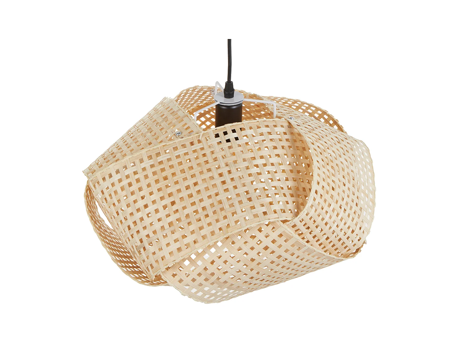 Lampe suspension HALIL Bambou Beige