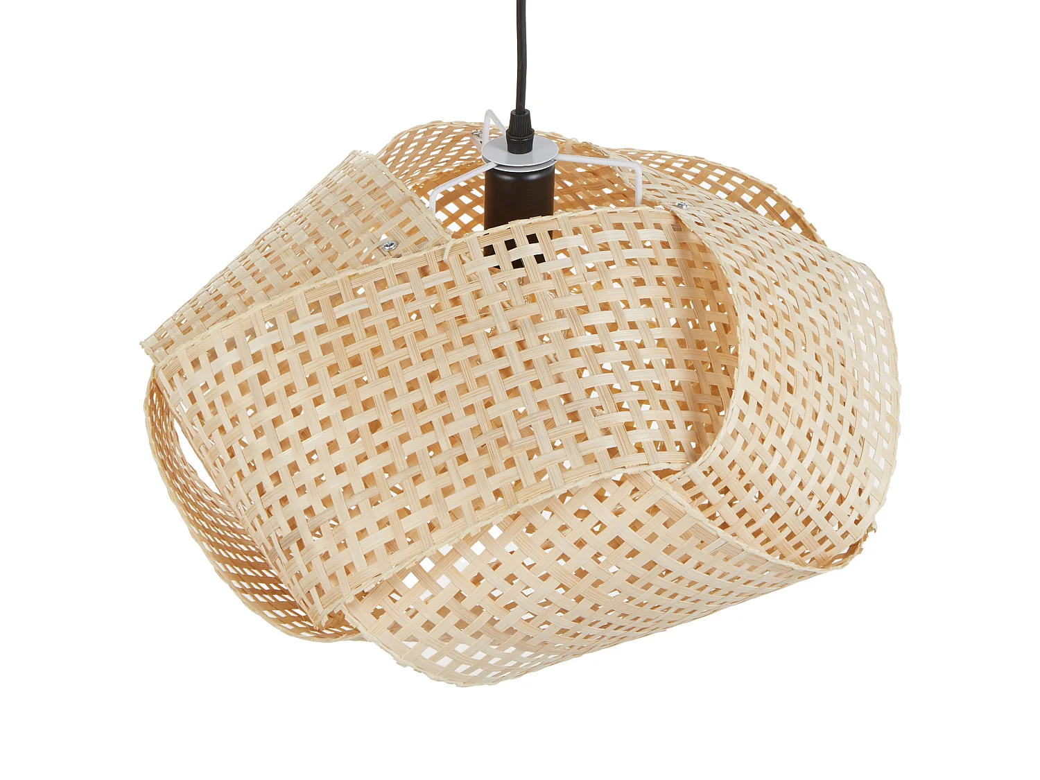 Lampe suspension HALIL Bambou Beige