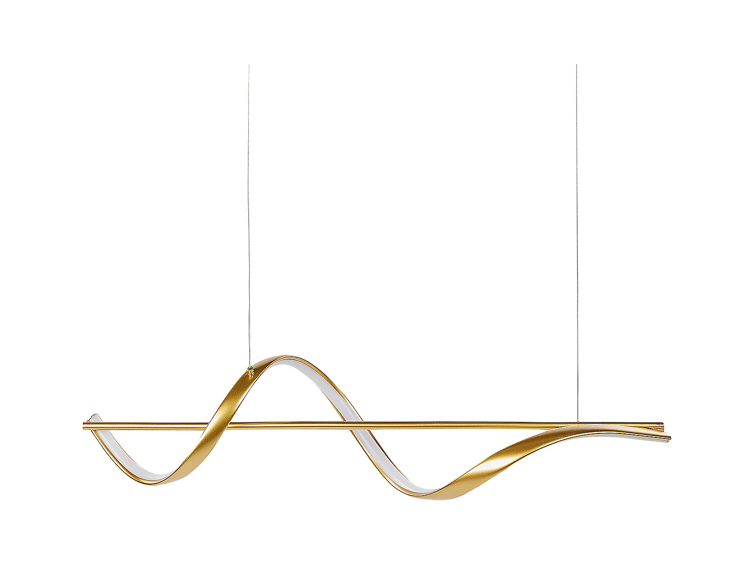 Lampe LED suspendue KHUTTI Métal Doré