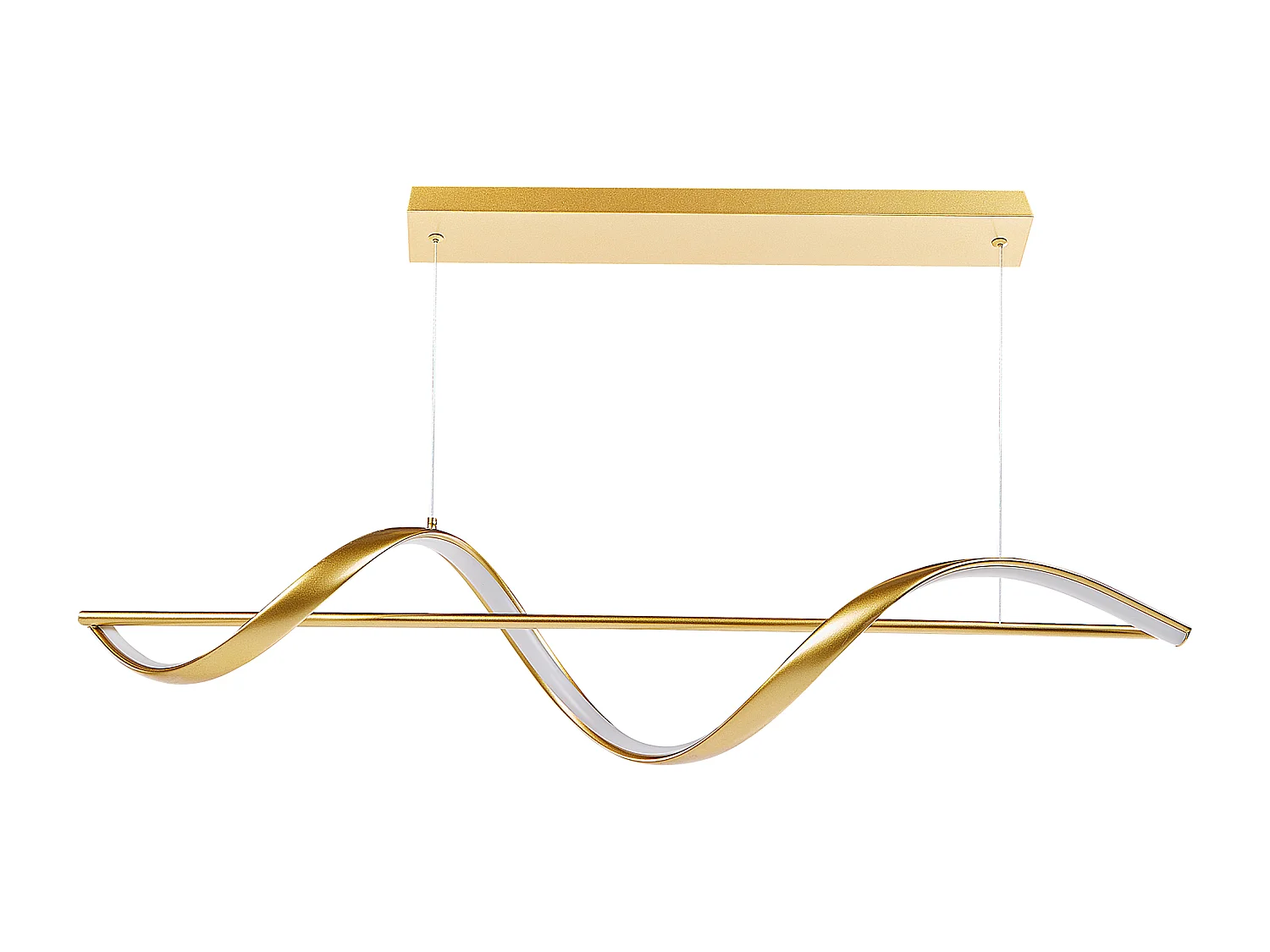 Lampe LED suspendue KHUTTI Métal Doré