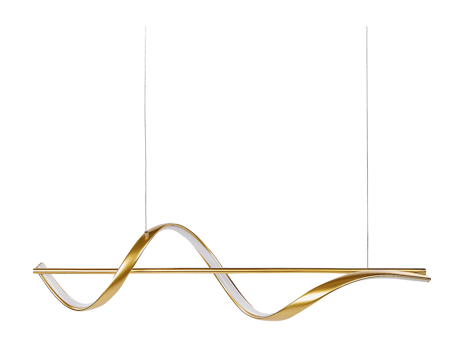 Lampe LED suspendue KHUTTI Métal Doré