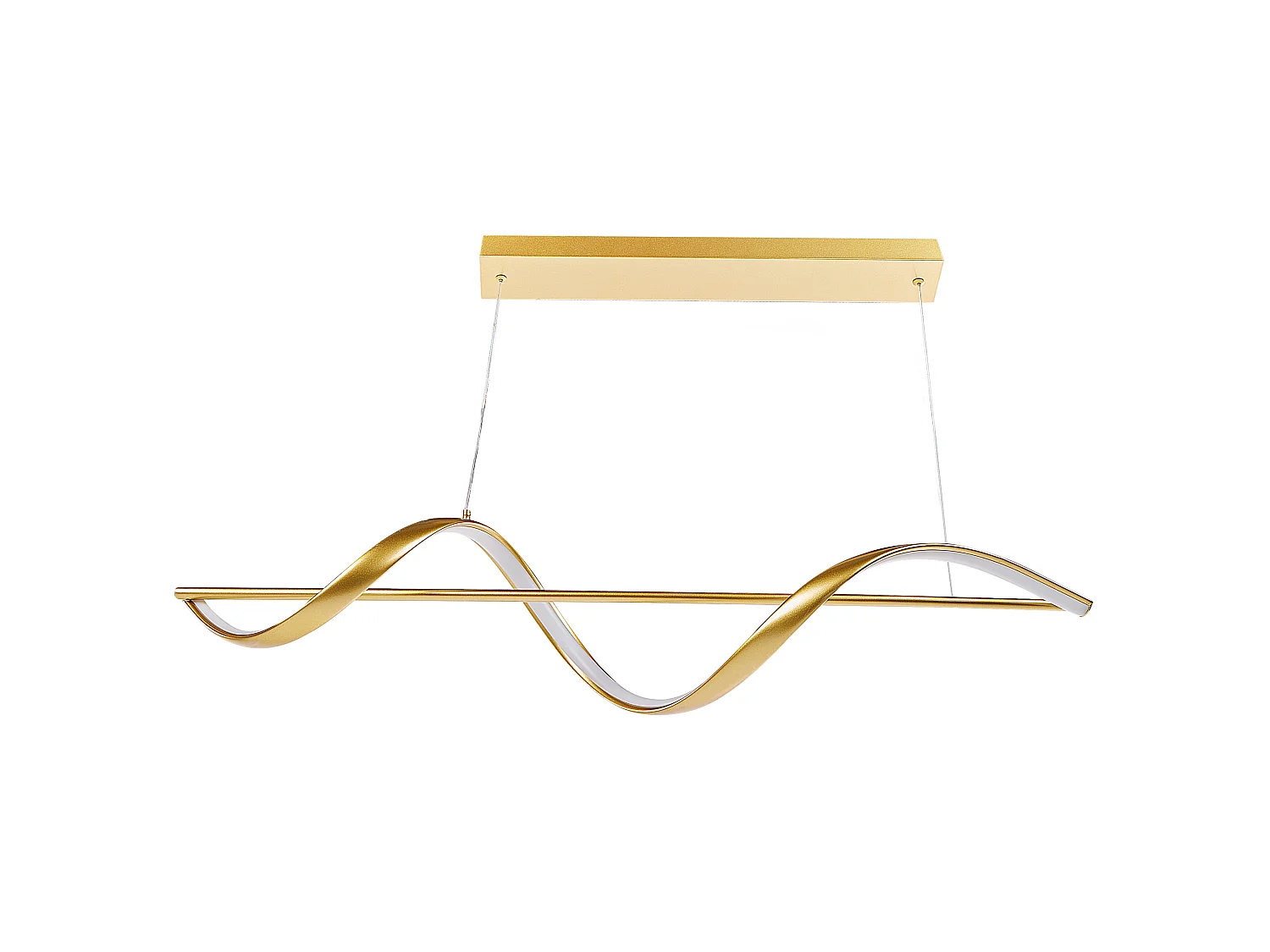 Lampe LED suspendue KHUTTI Métal Doré