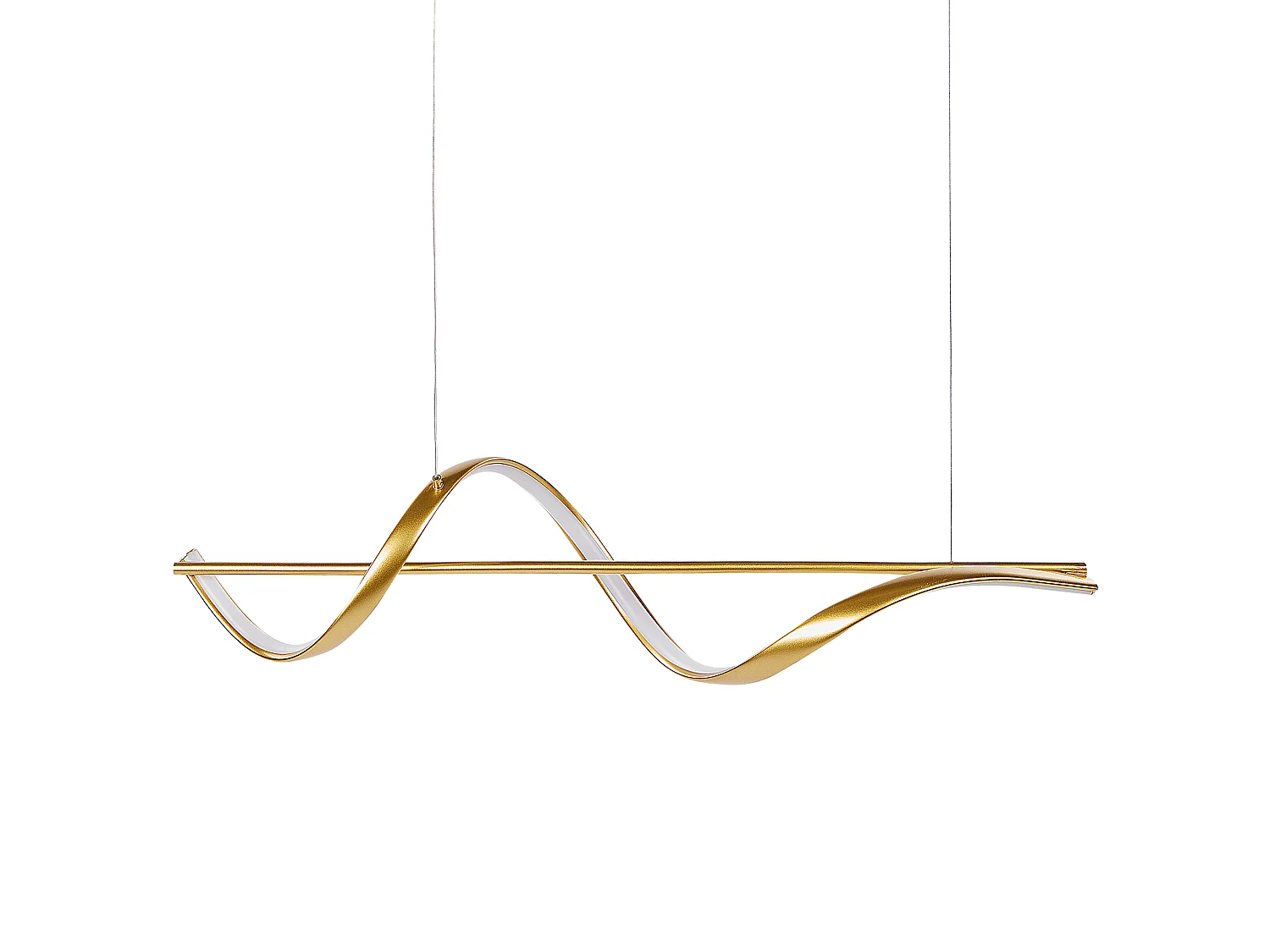 Lampe LED suspendue KHUTTI Métal Doré