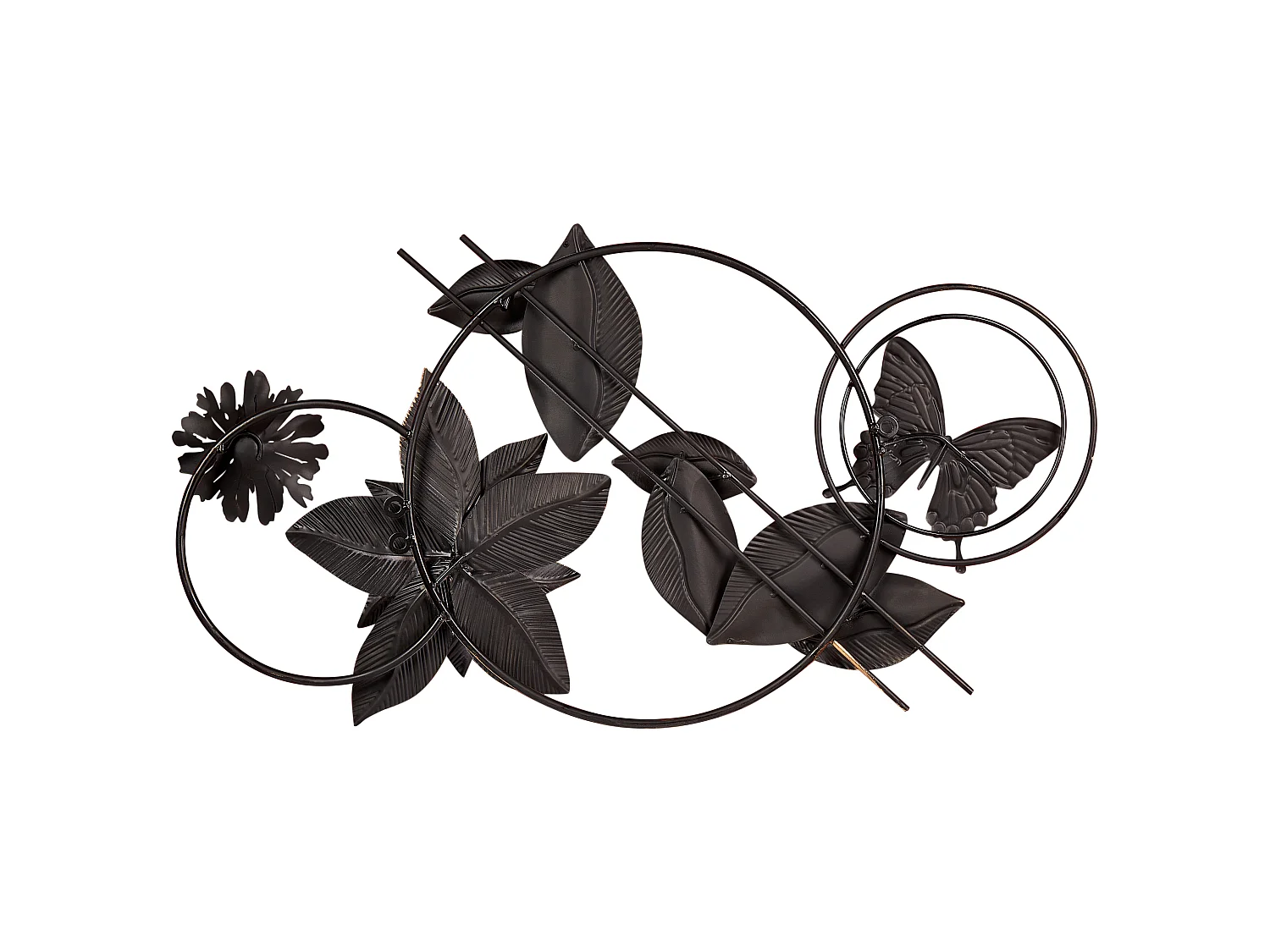 Décoration murale Fleur THORIUM Métal 44 cm Multicolore