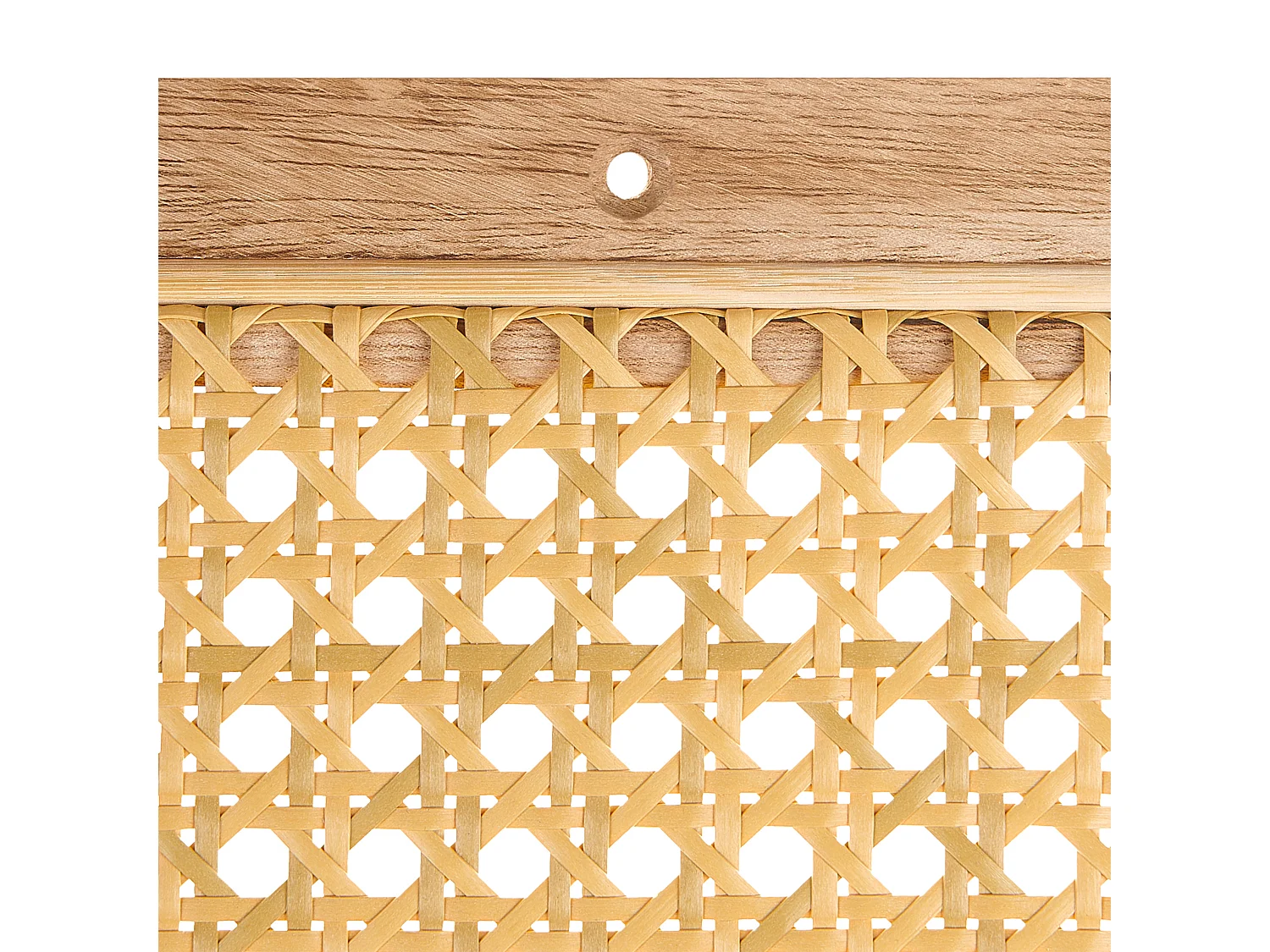 Étagère à 4 niveaux ALDER Bois de paulownia 101 cm Marron clair