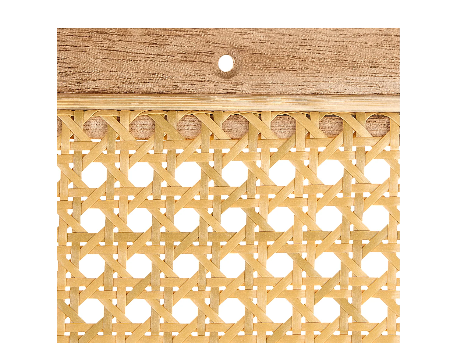 Étagère à 4 niveaux ALDER Bois de paulownia 101 cm Marron clair