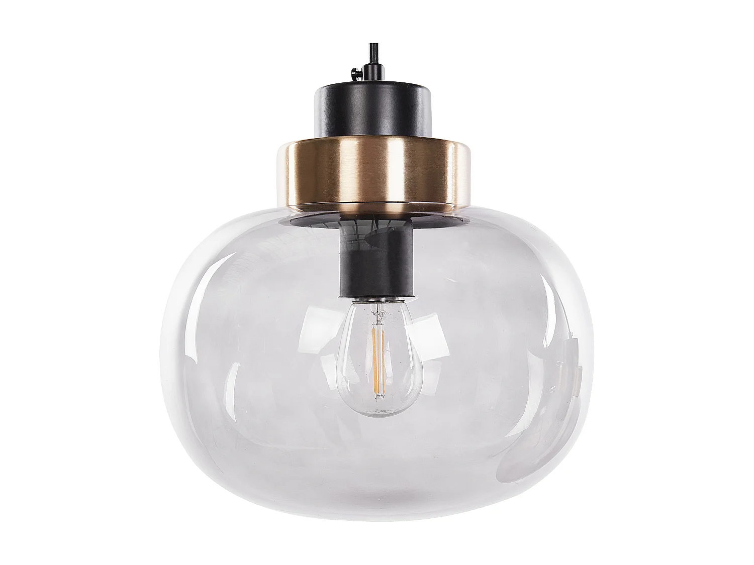 Lampe suspension ZAYANDE Verre Gris clair