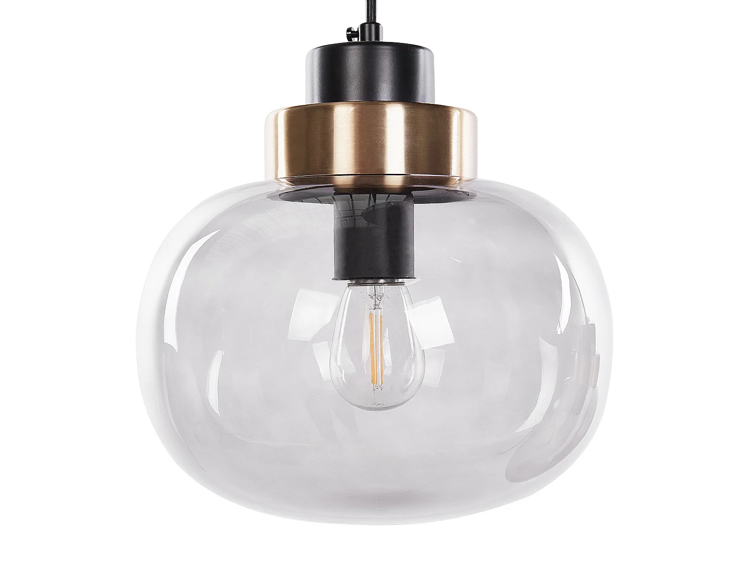 Lampe suspension ZAYANDE Verre Gris clair