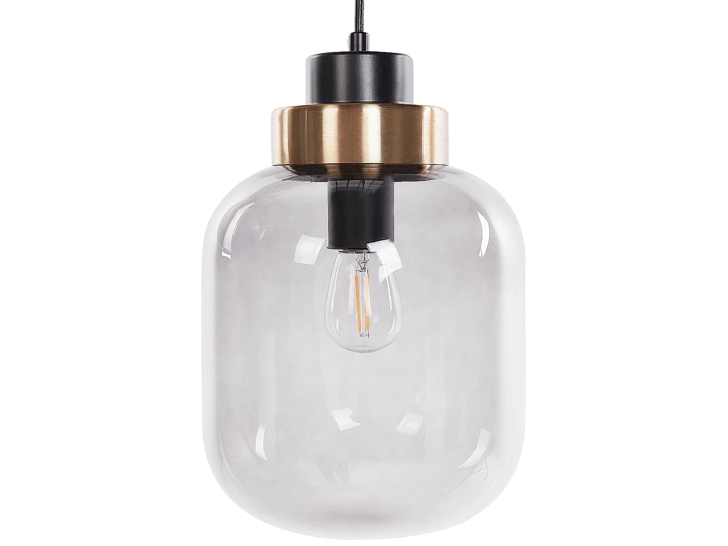 Lampe suspension ZAYANDE Verre Gris clair