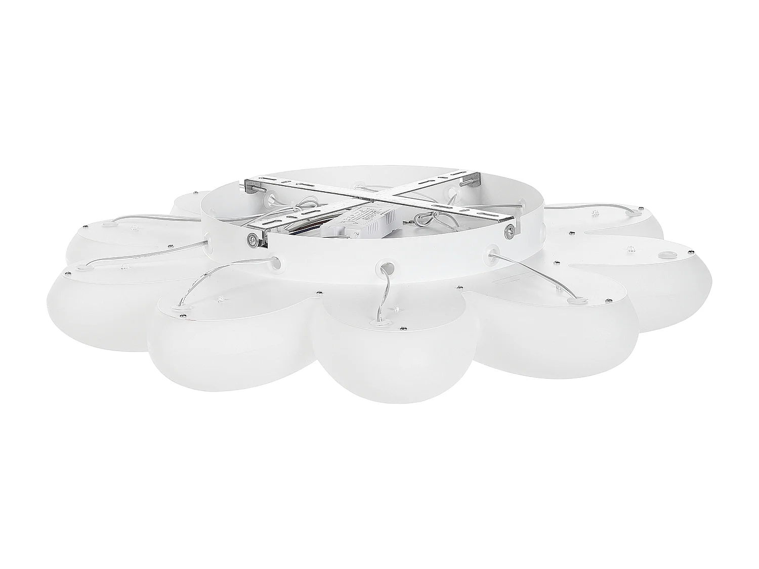 Plafonnier à LED Fleur TINAU Blanc