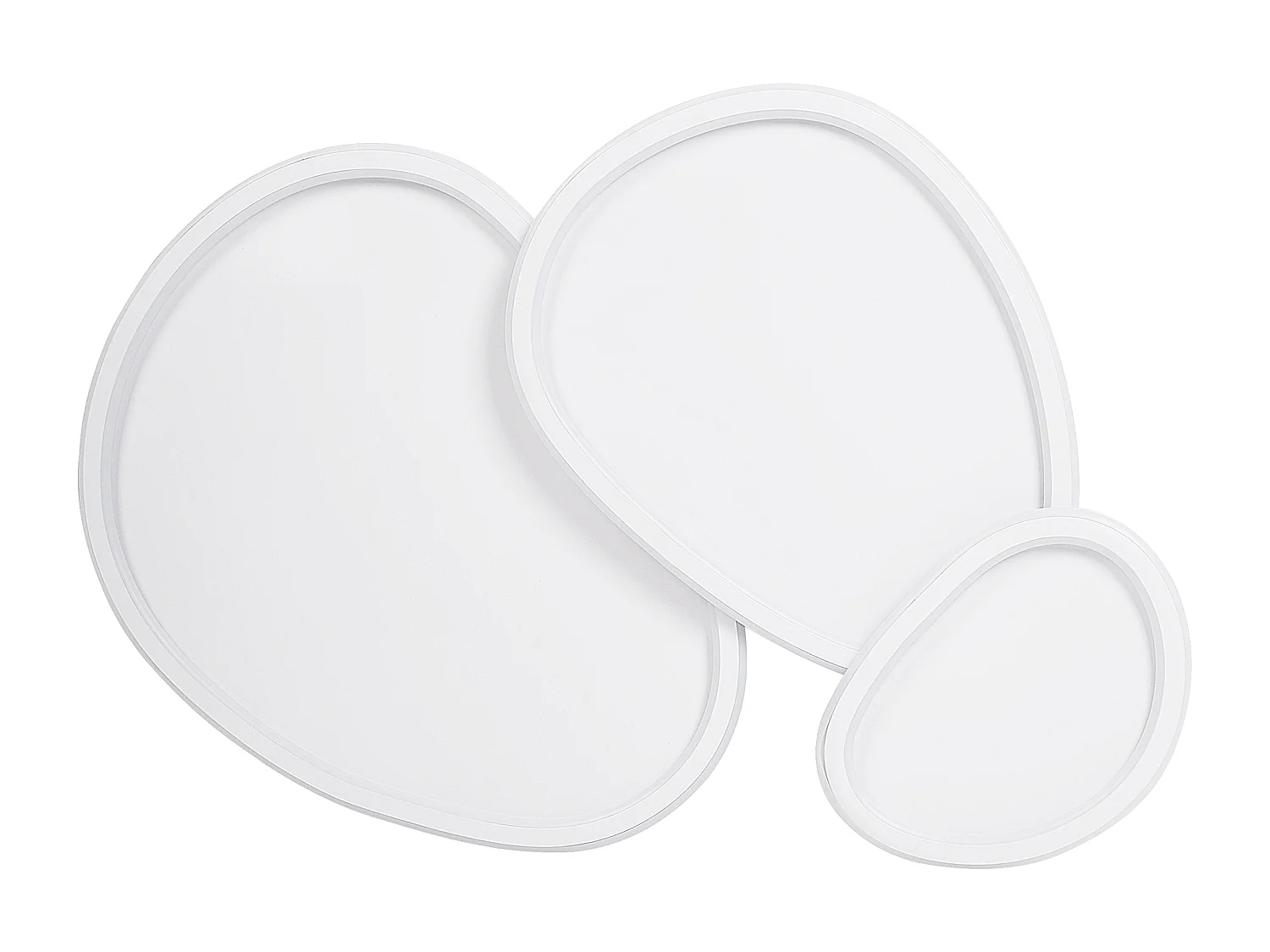 Plafonnier à LED MOHANA Avec variateur Métal Blanc