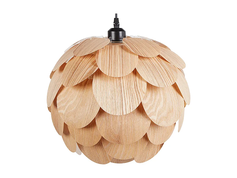 Lampa wisząca BAMPUR Drewno bambusowe Naturalny