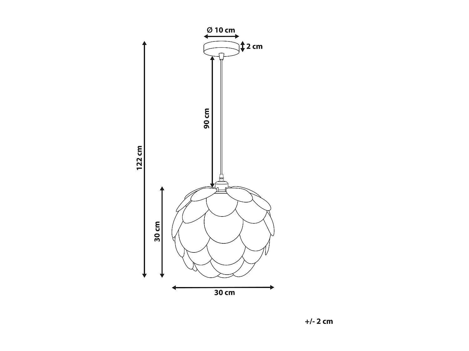 Lampe suspension BAMPUR Bambou Naturel