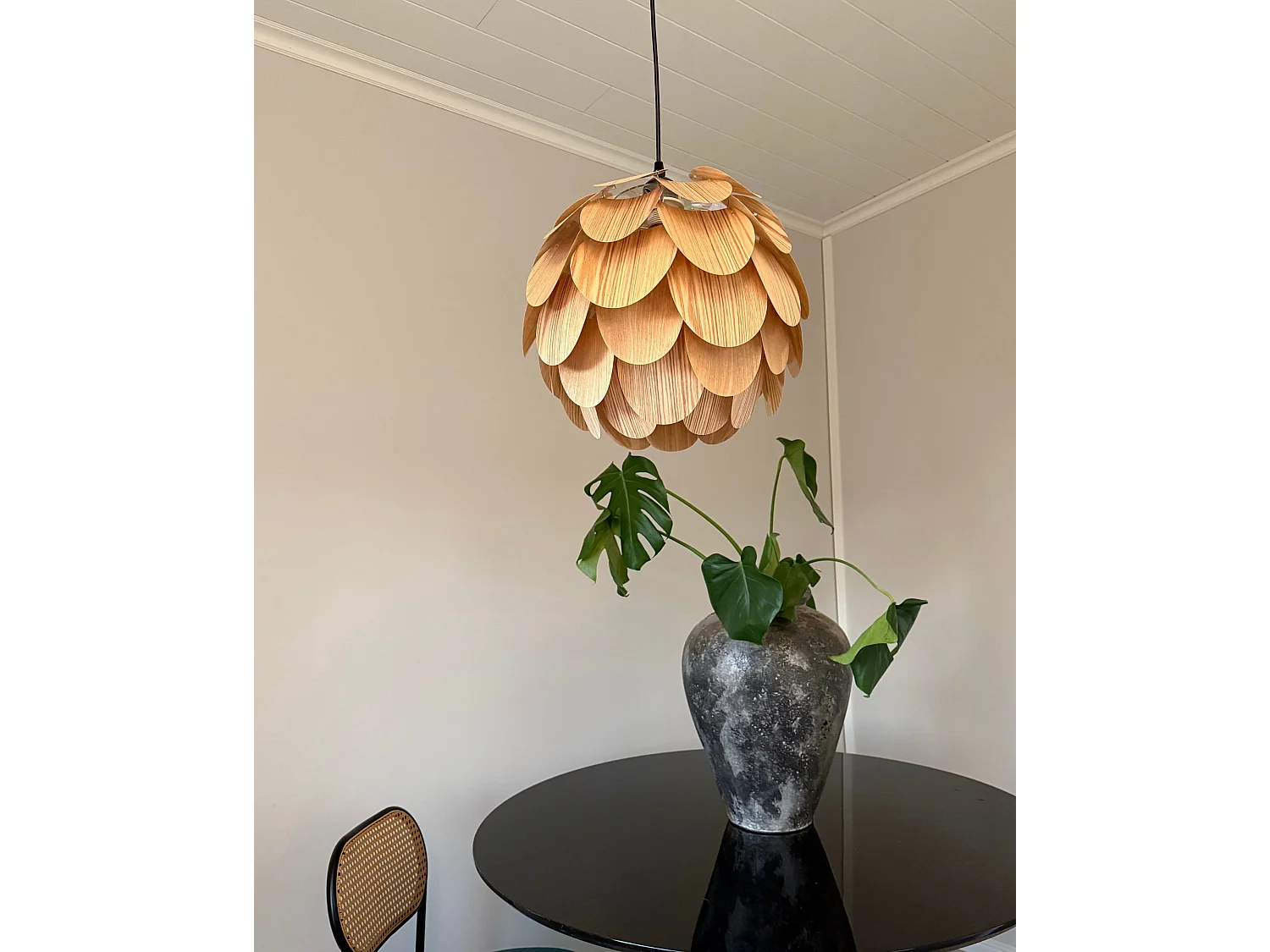 Lampe suspension BAMPUR Bambou Naturel