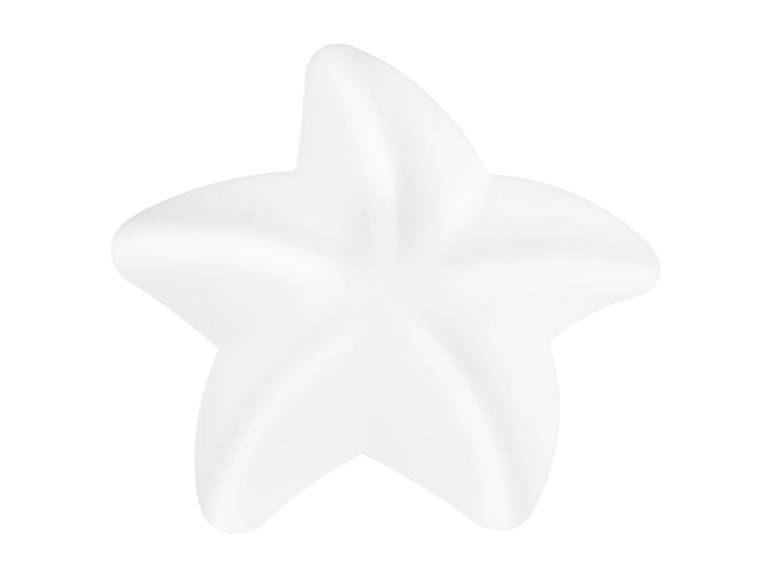 Plafonnier à LED Étoile de mer SURNA Avec variateur Blanc