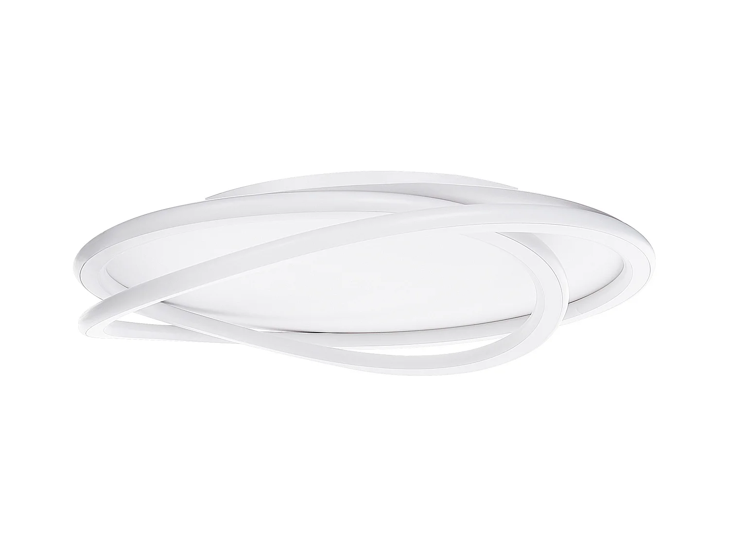 LED Deckenlampe LEYLAN mit Dimmer Weiss