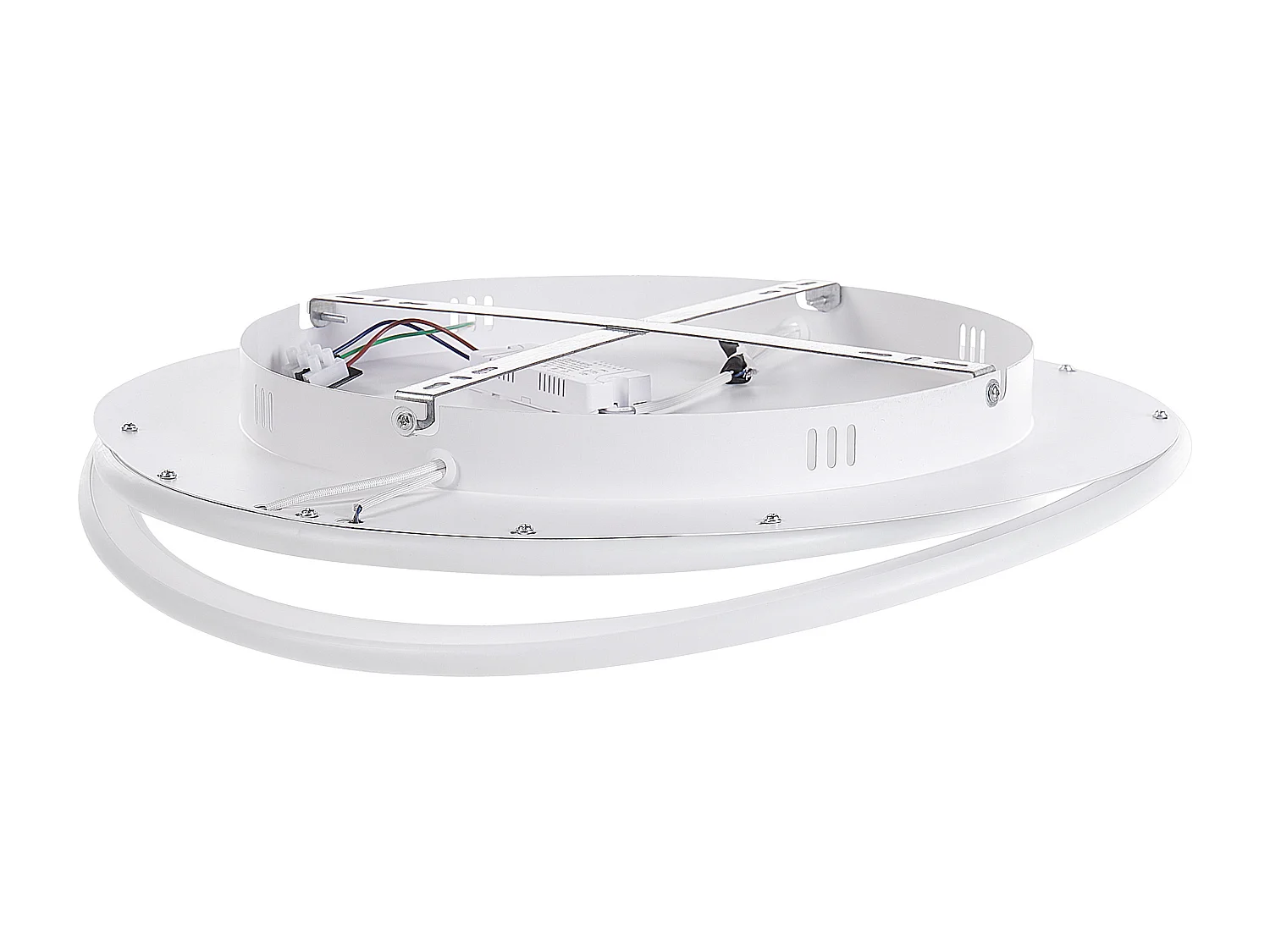 Plafonnier à LED LEYLAN Avec télécommande Avec variateur Blanc