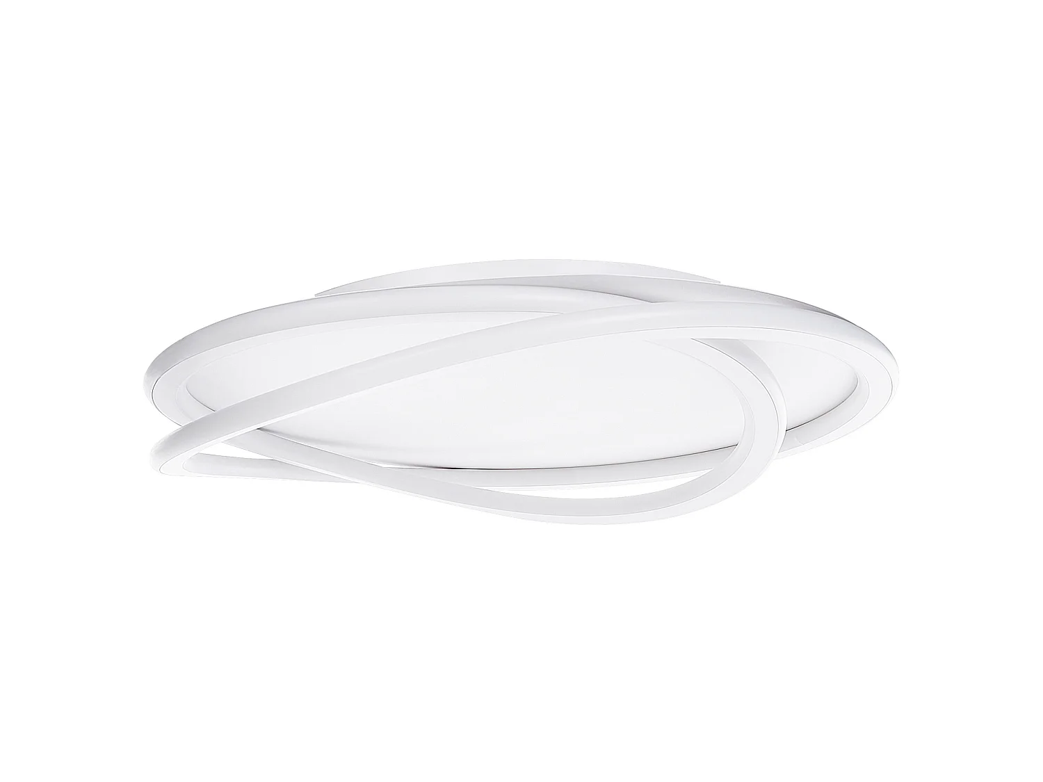 LED Ceiling Lamp LEYLAN with Remote with Dimmer White