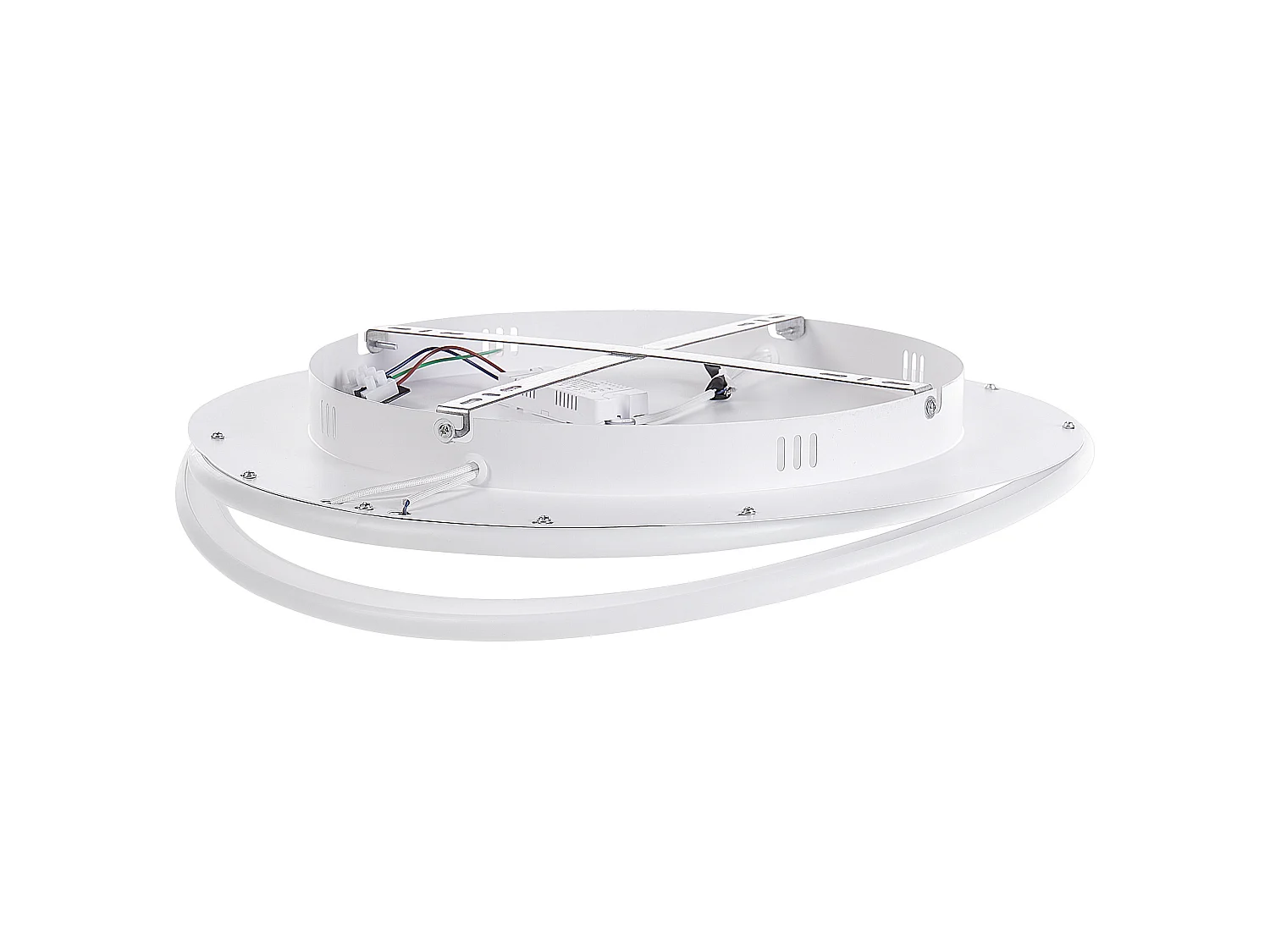 LED Ceiling Lamp LEYLAN with Remote with Dimmer White
